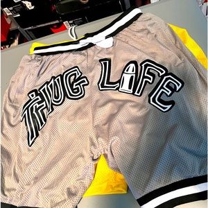 2 Pac “Thug Life” inspired Shorts